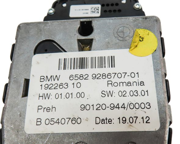 Thumbnail 5: 12-15 BMW 640i 650i M6 (F06 F12 F13) STEREO NAVIGATON MEDIA i-DRIVE KNOB SWITCH