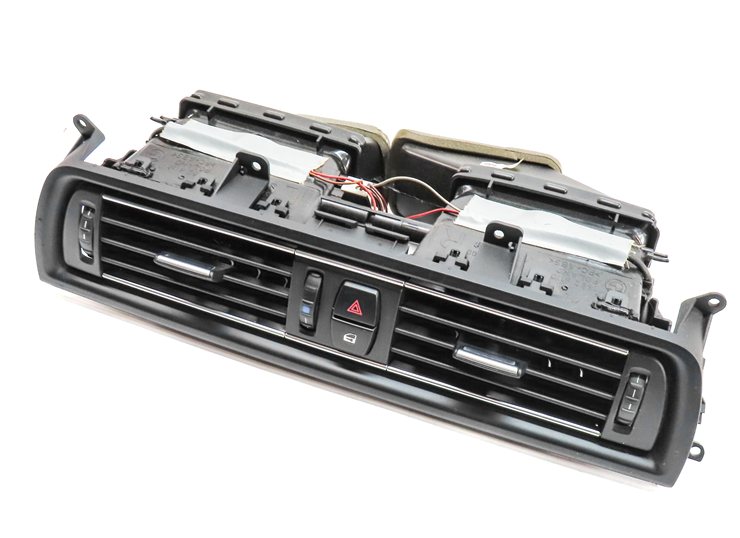 13 BMW 640I GRAN COUPE F06 FRONT CENTER DASH HEAT AIR AC DUAL VENT w/LOCK HAZARD