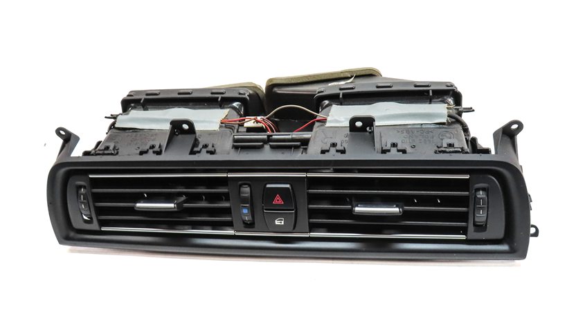 Thumbnail 2: 13 BMW 640I GRAN COUPE F06 FRONT CENTER DASH HEAT AIR AC DUAL VENT w/LOCK HAZARD