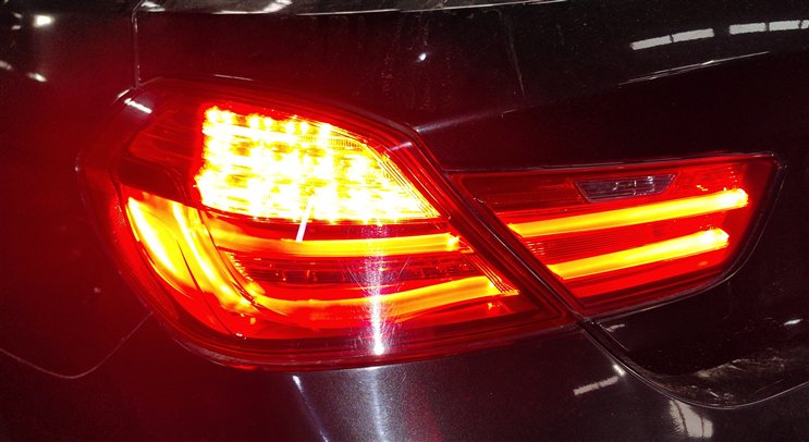 Thumbnail 2: 12-19 BMW 640i 650i M6 F06 F12 F13 LEFT DRIVER OUTER TAILLIGHT BRAKE LIGHT LAMP