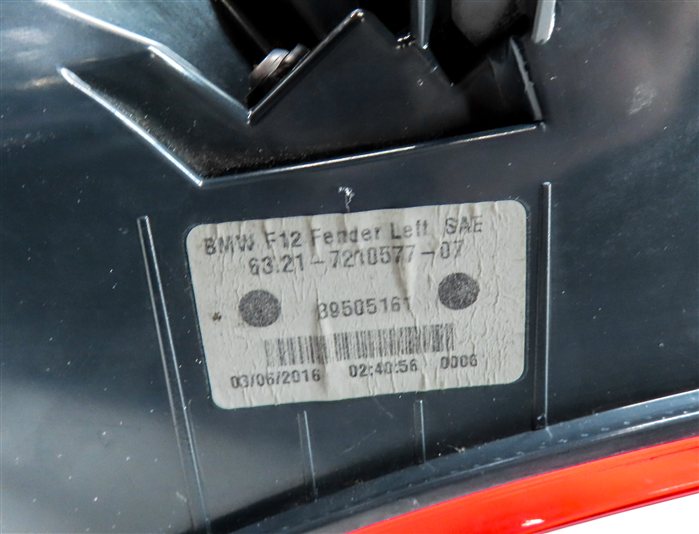 Thumbnail 6: 12-19 BMW 640i 650i M6 F06 F12 F13 LEFT DRIVER OUTER TAILLIGHT BRAKE LIGHT LAMP