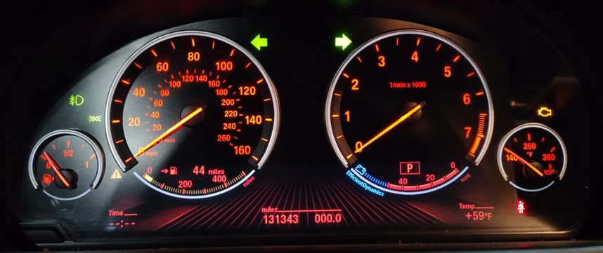 11-14 BMW 528i 535i 550i 640i 650i 740i 750i 760i X3 SPEEDOMETER GAUGE (131k)
