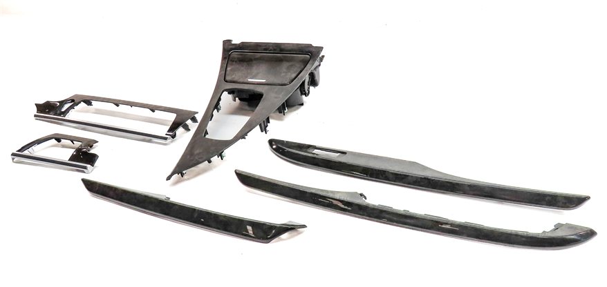 Thumbnail 1: 13 BMW 640I GRAN COUPE F06 INTERIOR DASH DOOR CENTER CONSOLE TRIM SET/6 (Poplar)
