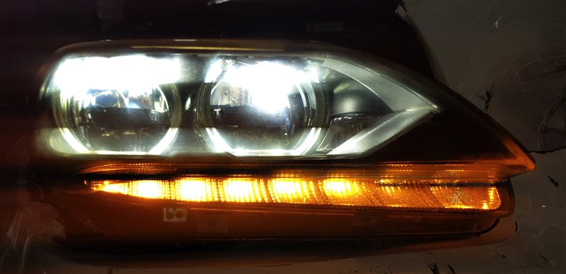 Thumbnail 2: 12-15 BMW 6 SERIES (F06 F12 F13) RIGHT ADAPTIVE LED HEADLIGHT HEAD LIGHT LAMP