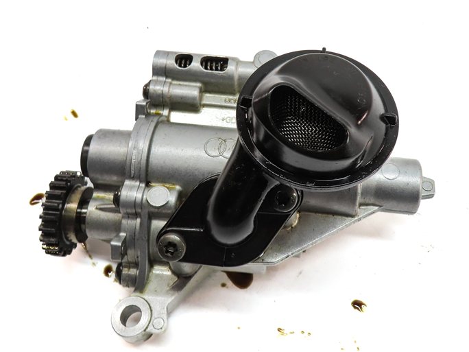 Thumbnail 3: 2013 AUDI A6 (C7 4G) 2.0L (CAEB) ENGINE MOTOR OIL FLUID PUMP w/ PICK UP TUBE