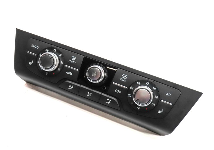 Thumbnail 1: 12-15 AUDI A6 A7 S6 S7 (C7) FRONT A/C SEAT HEATER CLIMATE CONTROL PANEL (3 KNOB)