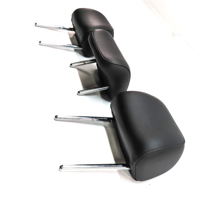 Thumbnail 3: 13-16 A4 S4 12-18 A6 S6 C7 B8 REAR LEFT CENTER RIGHT SEAT HEADREST SET 2 (Black)