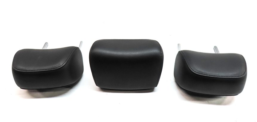 Thumbnail 5: 13-16 A4 S4 12-18 A6 S6 C7 B8 REAR LEFT CENTER RIGHT SEAT HEADREST SET 2 (Black)