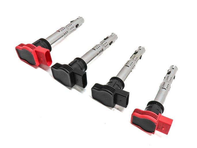 2013 AUDI A6 (C7 4G) 2.0L (CAEB) ENGINE IGNITION COIL SET/4