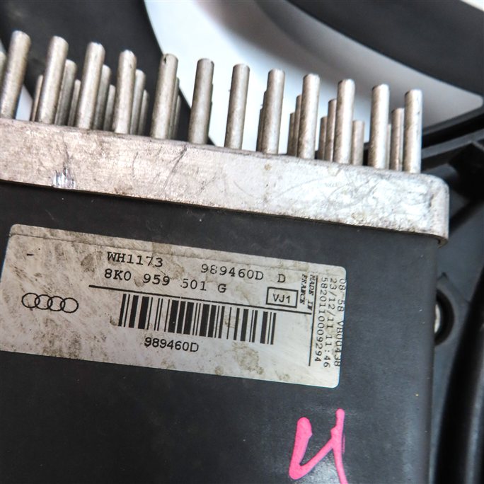 Thumbnail 8: 2012-2016 AUDI A6 (C7) 2.0L CAEB TURBO ENGINE RADIATOR COOLING FAN MOTOR