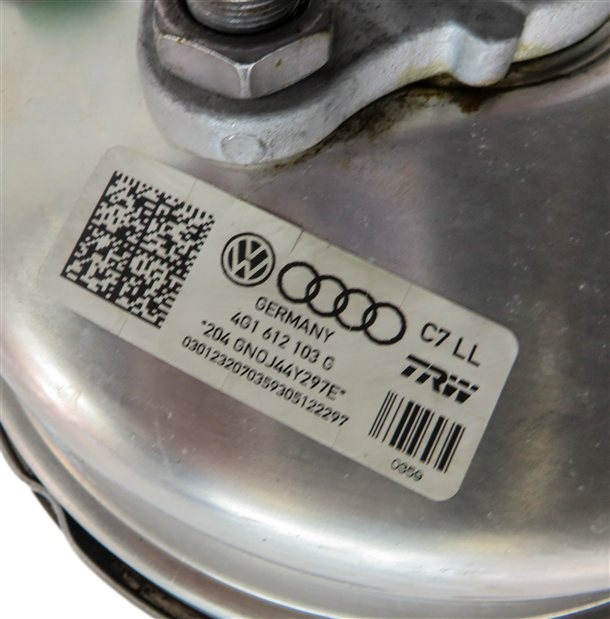 Thumbnail 5: 12-17 AUDI A4 S4 A5 S5 A6 S6 A7 S7 RS7 (C7 B8 8K 8T) BRAKE BOOSTER w/ CYLINDER
