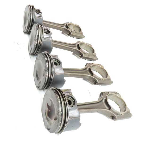 Thumbnail 4: 11-18 VW AUDI - A3 A4 A5 A6 Q5 TT BEETLE JETTA TIGUAN 2.0L TURBO PISTON SET/4