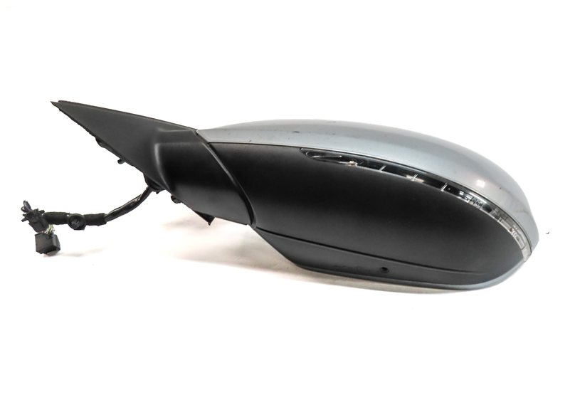 Thumbnail 6: 2012-2013 AUDI A6 (C7 4G) LEFT DRIVER MEMORY HEAT BLIND SPOT DOOR MIRROR (Gray)