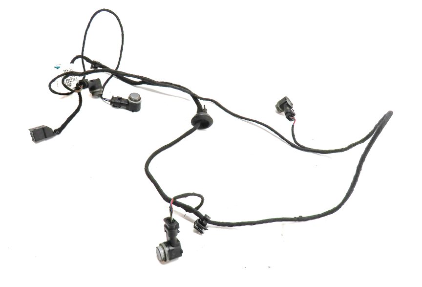 Thumbnail 3: 13 AUDI A6 C7 4G REAR PARK ASSIST PDC DISTANCE CONTROL WIRE SENSOR SET/4 (Gray)
