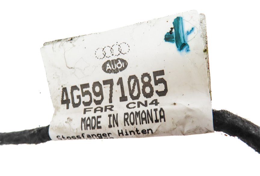 Thumbnail 5: 13 AUDI A6 C7 4G REAR PARK ASSIST PDC DISTANCE CONTROL WIRE SENSOR SET/4 (Gray)