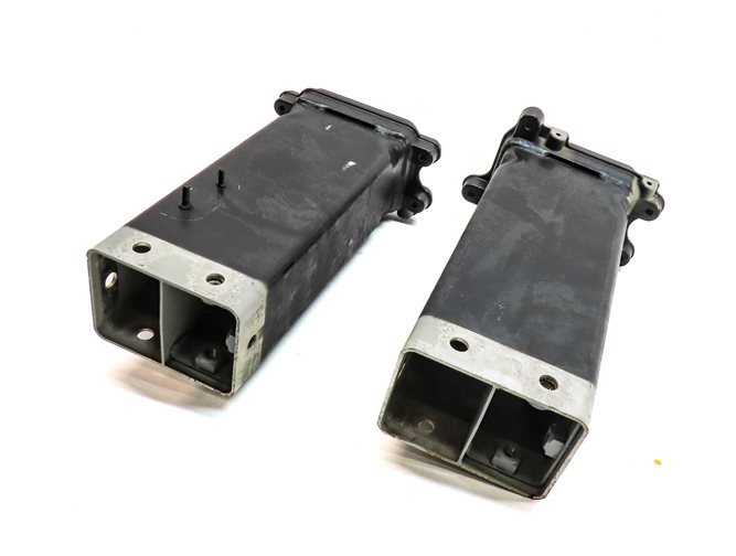 11-18 AUDI A8 S8 (D4 4H) FRONT LEFT & RIGHT BUMPER REINFORCEMENT BAR BRACKET SET