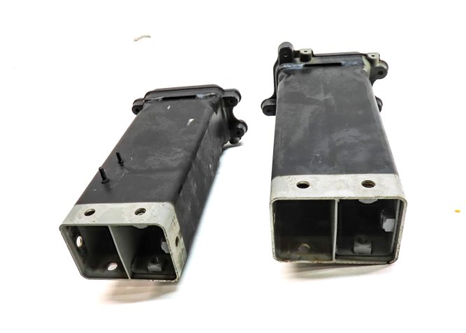 Thumbnail 2: 11-18 AUDI A8 S8 (D4 4H) FRONT LEFT & RIGHT BUMPER REINFORCEMENT BAR BRACKET SET