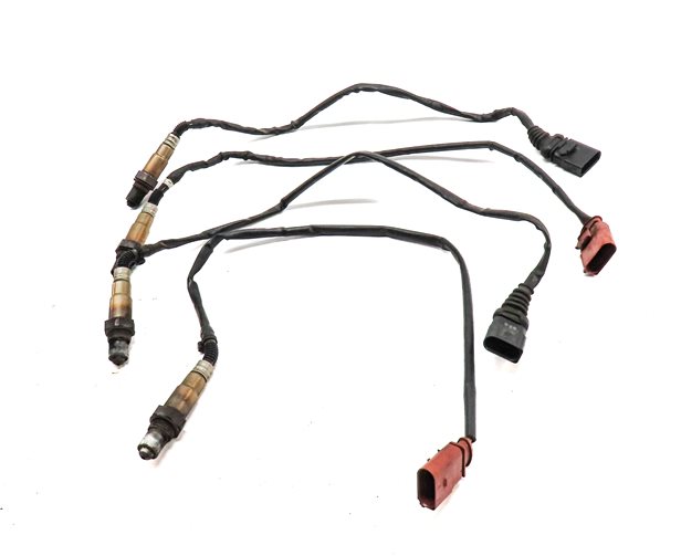 Thumbnail 2: 2013 AUDI A8 (D4 4H) 4.0L (CEUA) ENGINE OXYGEN O2 LAMBDA PROBE WIRE SENSOR SET/4