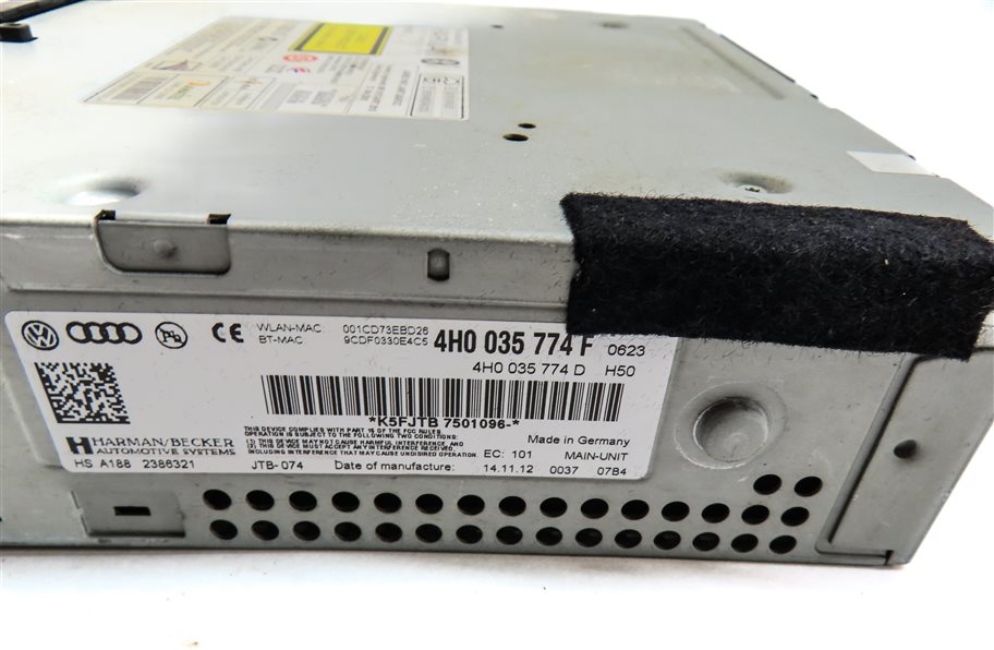 Thumbnail 9: 11-16 AUDI A8 S8 (D4 4H) FRONT RADIO STEREO CD SD MMI MULTIMEDIA PLAYER OPT. 8DY