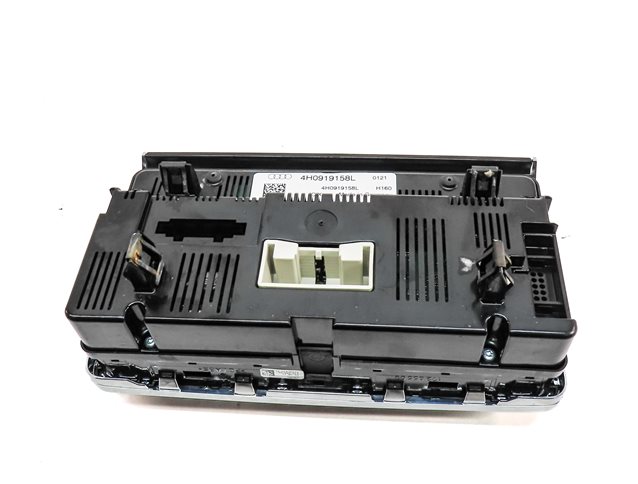 Thumbnail 7: 11-14 AUDI A8 S8 (D4 4H) REAR HEAT AIR AC HVAC CLIMATE CONTROL PANEL
