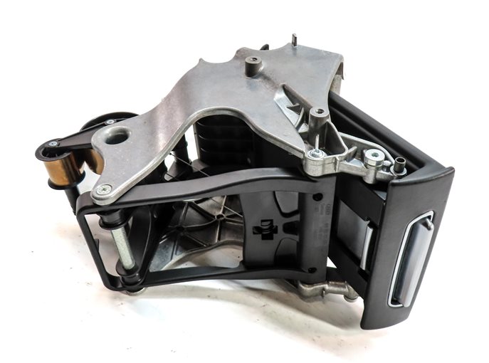 Thumbnail 7: 2013 AUDI A8 (D4 4H) REAR CENTER CONSOLE SEAT FOLDING TABLE ASSEMBLY w/WOOD TRIM