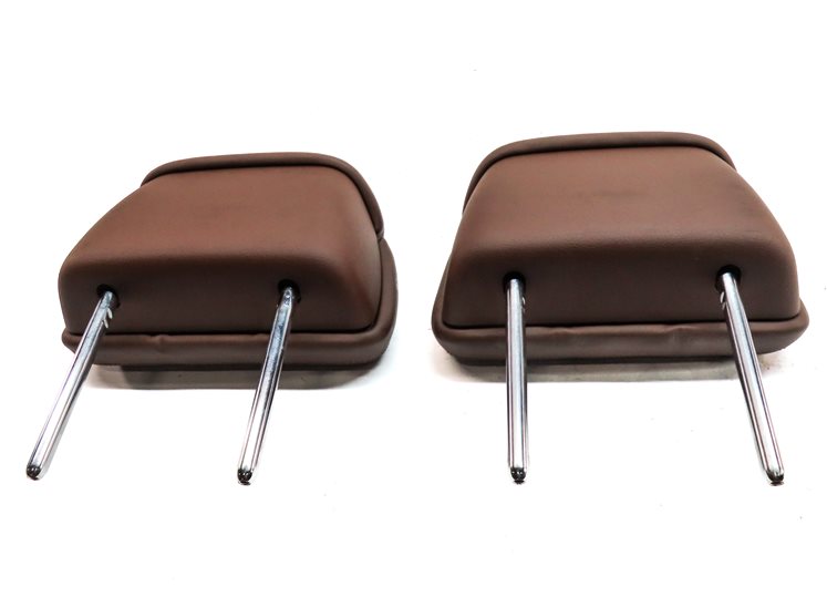 Thumbnail 7: 11-15 AUDI A8 S8 D4 4H REAR LEFT & RIGHT SEAT BACK HEADREST SET/2 (Brown)
