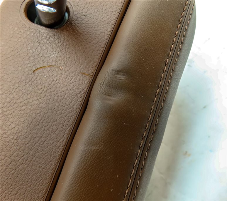 Thumbnail 9: 11-15 AUDI A8 S8 D4 4H REAR LEFT & RIGHT SEAT BACK HEADREST SET/2 (Brown)