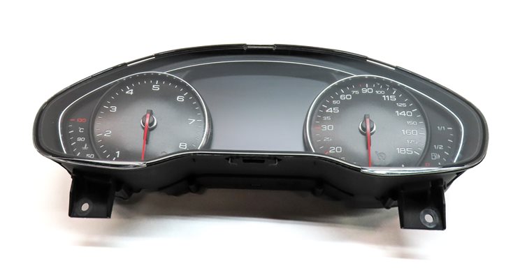 Thumbnail 15: 13-14 AUDI A8 S8 (D4 4H) 4.0L CEUA SPEEDOMETER IMMOBILIZER ENGINE MODULE KEY SET