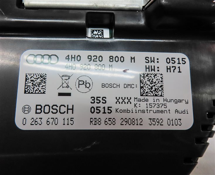 Thumbnail 16: 13-14 AUDI A8 S8 (D4 4H) 4.0L CEUA SPEEDOMETER IMMOBILIZER ENGINE MODULE KEY SET