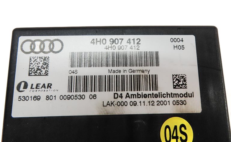 Thumbnail 17: 13-14 AUDI A8 S8 (D4 4H) 4.0L CEUA SPEEDOMETER IMMOBILIZER ENGINE MODULE KEY SET