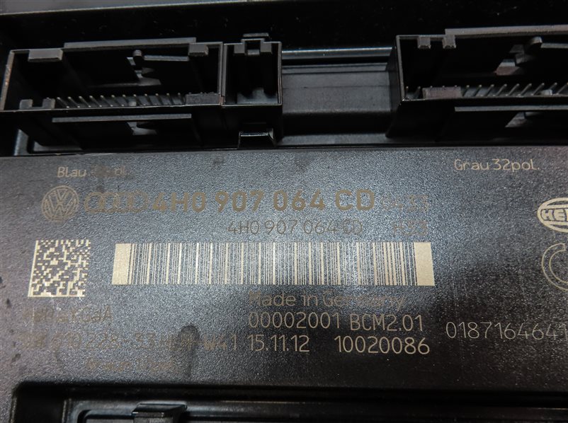 Thumbnail 20: 13-14 AUDI A8 S8 (D4 4H) 4.0L CEUA SPEEDOMETER IMMOBILIZER ENGINE MODULE KEY SET