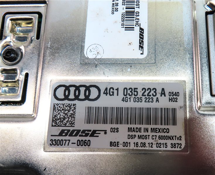 Thumbnail 8: 2013 AUDI A8 (D4 4H) RADIO STEREO BOSE AUDIO SOUND SYSTEM AMP AMPLIFIER