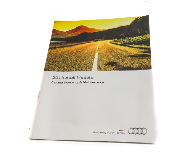 Thumbnail 4: 2013 AUDI A8 (D4 4H) 4.0L (CEUA) ENGINE OWNERS MANUAL BOOKLET SET/8 w/ CASE