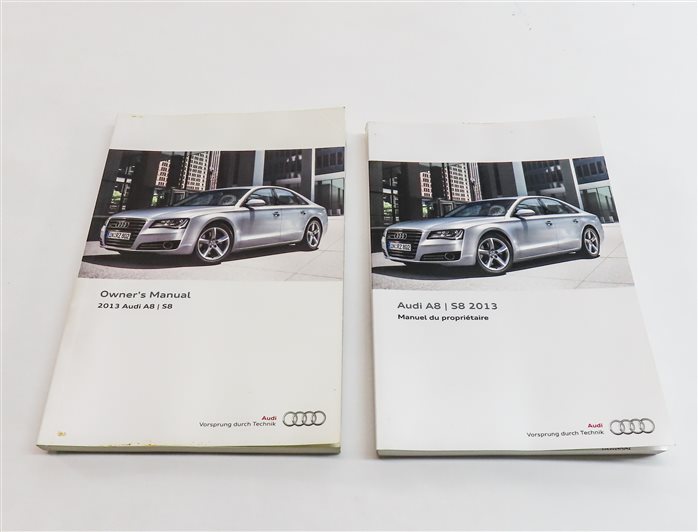 Thumbnail 7: 2013 AUDI A8 (D4 4H) 4.0L (CEUA) ENGINE OWNERS MANUAL BOOKLET SET/8 w/ CASE
