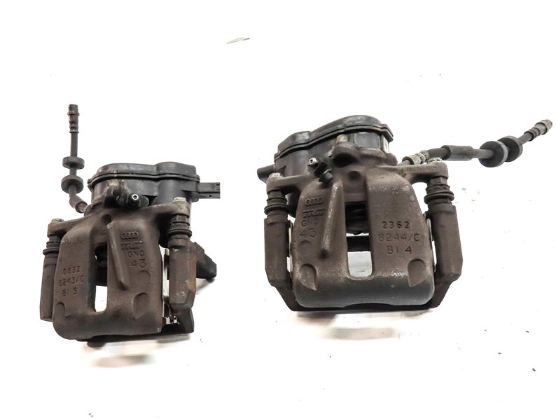 Thumbnail 2: 2011-2018 AUDI A8 S8 (D4 4H) REAR LEFT & RIGHT BRAKE CALIPER SET/2 (14.01 ROTOR)