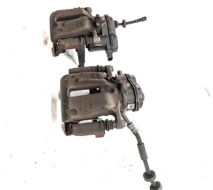 Thumbnail 3: 2011-2018 AUDI A8 S8 (D4 4H) REAR LEFT & RIGHT BRAKE CALIPER SET/2 (14.01 ROTOR)