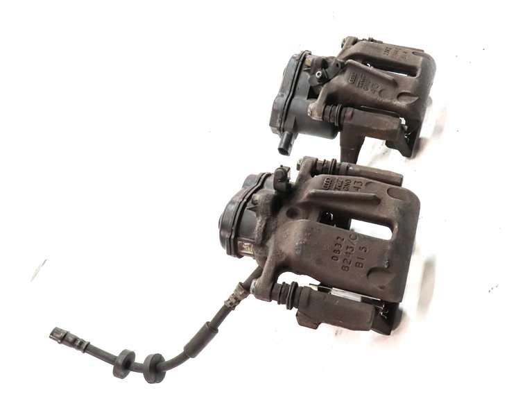 Thumbnail 4: 2011-2018 AUDI A8 S8 (D4 4H) REAR LEFT & RIGHT BRAKE CALIPER SET/2 (14.01 ROTOR)