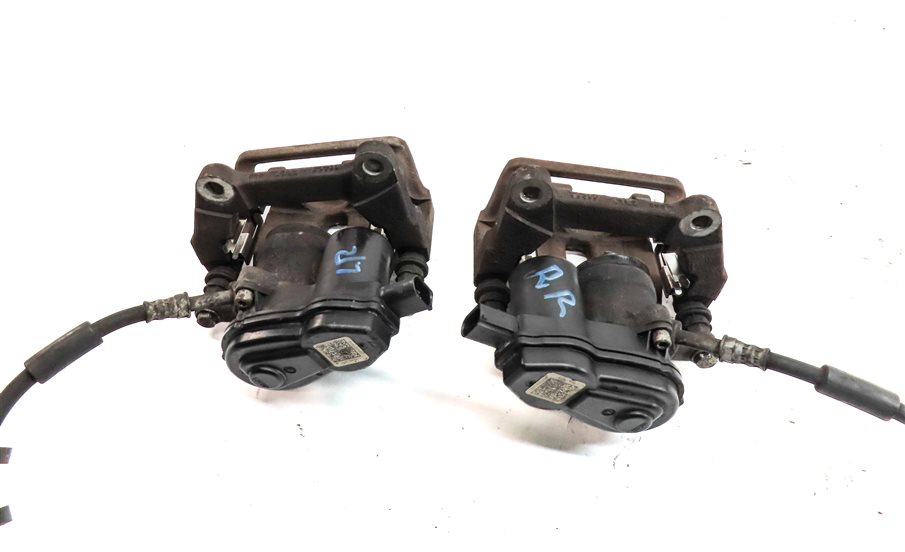 Thumbnail 6: 2011-2018 AUDI A8 S8 (D4 4H) REAR LEFT & RIGHT BRAKE CALIPER SET/2 (14.01 ROTOR)