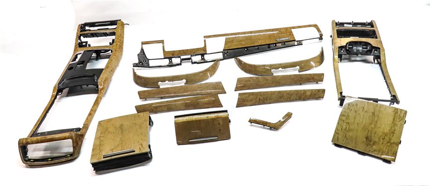 Thumbnail 2: 2013 AUDI A8 (D4 4H) INTERIOR DASH FRONT/REAR CONSOLE DOOR TRIM SET/ 13