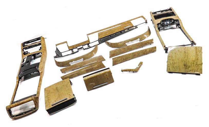 Thumbnail 3: 2013 AUDI A8 (D4 4H) INTERIOR DASH FRONT/REAR CONSOLE DOOR TRIM SET/ 13