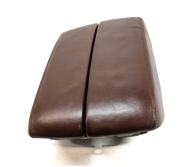 Thumbnail 2: 11-18 AUDI A8 S8 D4 4H FRONT CENTER CONSOLE LEATHER ARM REST COVER LID (Brown)