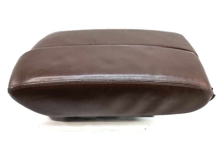 Thumbnail 4: 11-18 AUDI A8 S8 D4 4H FRONT CENTER CONSOLE LEATHER ARM REST COVER LID (Brown)