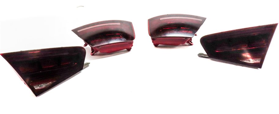 11-14 AUDI A8 S8 D4 4H INNER & OUTER LED TINTED TAILLIGHT BRAKE LIGHT LAMP SET/4