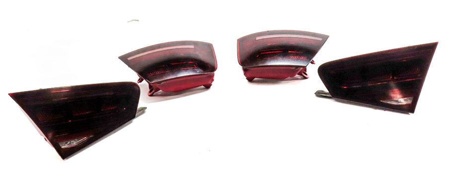 Thumbnail 5: 11-14 AUDI A8 S8 D4 4H INNER & OUTER LED TINTED TAILLIGHT BRAKE LIGHT LAMP SET/4