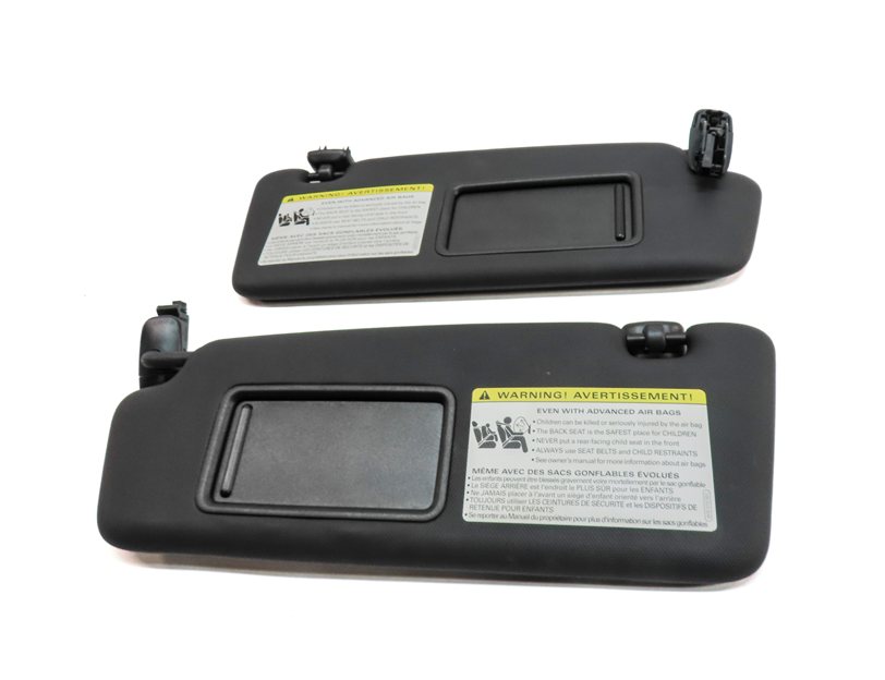 Thumbnail 2: 13-18 AUDI ALLROAD A3 E-TRON (B8 8VF) FRONT LEFT & RIGHT SUNVISOR SET (Black)
