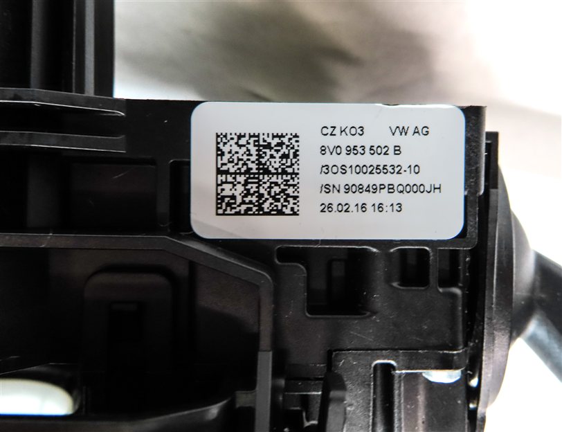 Thumbnail 7: 2016-2018 AUDI A3 E-TRON (8VF) BLINKER WIPER CRUISE COLUMN COMBINATION SWITCH