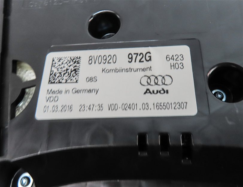 Thumbnail 17: 16-18 AUDI A3 E-TRON HYBRID (8V) SPEEDOMETER ECM BCM BODY ENGINE MODULE KEY SET