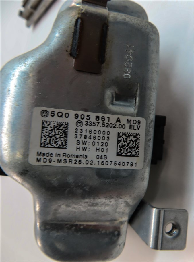 Thumbnail 21: 16-18 AUDI A3 E-TRON HYBRID (8V) SPEEDOMETER ECM BCM BODY ENGINE MODULE KEY SET