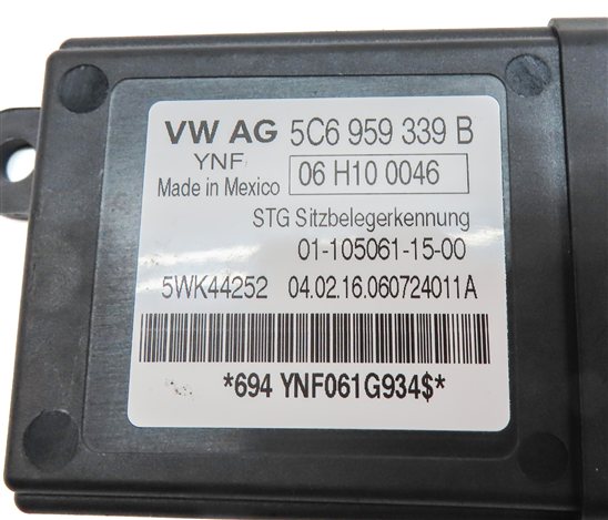 Thumbnail 5: 2016 AUDI A3 E-TRON (8V) FRONT RIGHT PASSENGER SEAT OCCUPANCY CONTROL MODULE