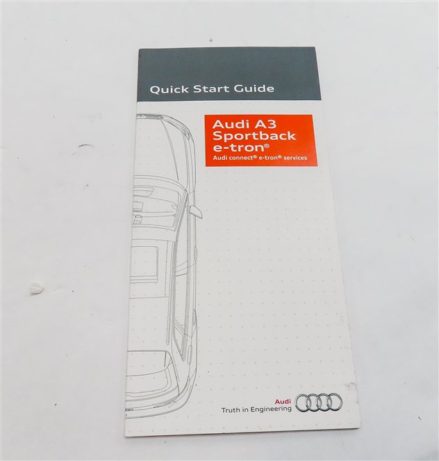 Thumbnail 5: 2016 AUDI A3 E-TRON (8V) 1.4L HYBRID (CXUA) OWNERS MANUAL BOOKLET SET w/ CASE